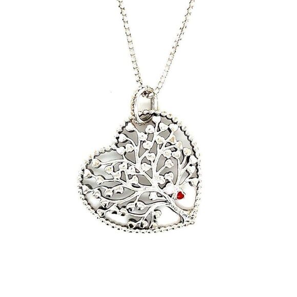 Pandora Heart Enamel Adjustable Necklace - Picture 1 of 11